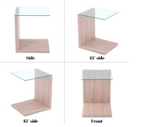 Side Living Room Furniture Rectangle Table
