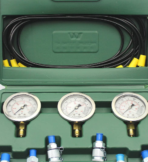 Excavator Hydraulic Kit with Stainless Steel Pressure Gauge – Durable Design with Vibration and Pulsation Protection for Accurate Monitoring