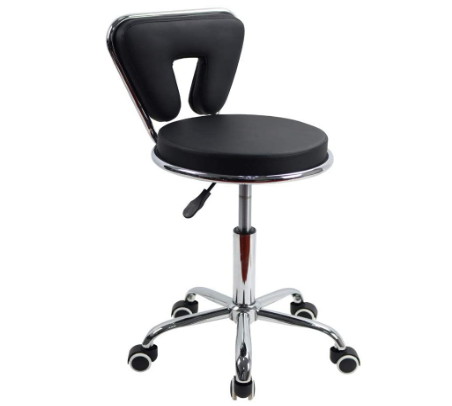 Massage Rolling Stool Ideal for Home Kitchen Beauty Work Task Office Salon Spa Tattoo Facial Medical