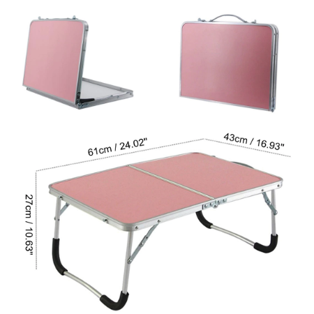 Folding Aluminum Laptop Stand for Home and Office Use, Adjustable and Lightweight Design