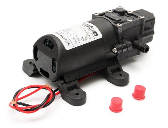 DC 12V 130PSI High-Pressure Diaphragm Water Pump Self Priming Automatic Switch for RV, Boat, and Home Use 6L/Min