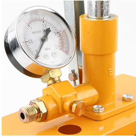 G1/2&quot; Hose Pressure Sensor with Aluminum, 2.5MPa 25KG Manual Hydraulic Test Pump for Pressure Testing and Hydraulic Systems