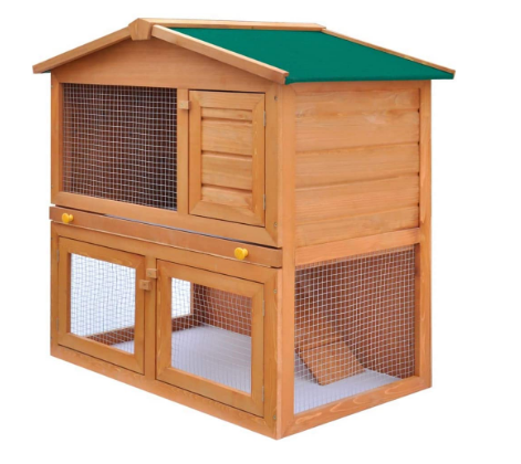Small hutch animal house With 3 door