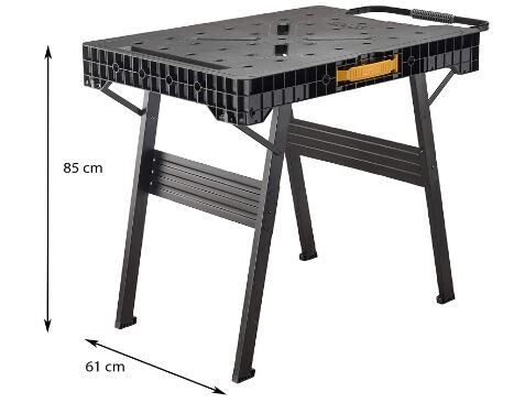 Foldable Workbench with Metal Legs for Enhanced Stability and Easy Storage
