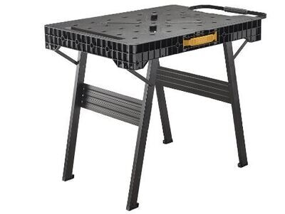 Foldable Workbench with Metal Legs for Enhanced Stability and Easy Storage