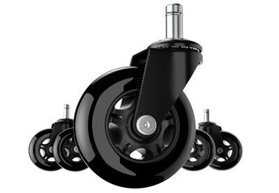 Smooth running and Durable 5 Set Hard Floor Castors Wheels for Office Chair