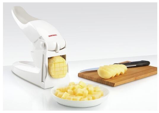 Chip Cutter with 2 Blade Inserts, Adjustable for 10mm or 12mm Sticks, Professional Food Slicing Tool