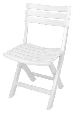Folding Camping Chair for Garden Use, Lightweight Durable Plastic Outdoor Chair