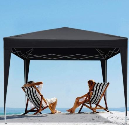 Foldable 3x3m Gazebo Marquee Tent Waterproof with 4 Side Panels and Carry Bag for Outdoor Events, Parties, and Camping