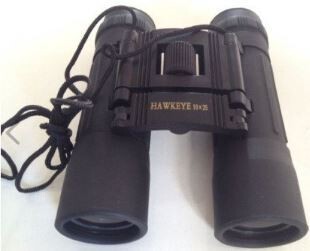 Hawk Eye 10 x 25 Binoculars Atlas Explorer with Purse and Srap