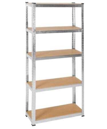Easy Installation Workshop Storage Shelving Unit, ideal for organizing tools and supplies with adjustable shelves. Perfect for workshops, garages, and home storage.