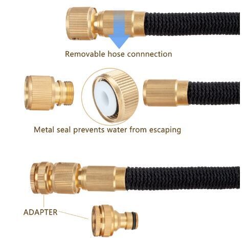 Multi-functional Flexible garden hose 8 Function Spray Nozzle