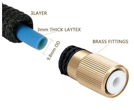 Multi-functional Flexible garden hose 8 Function Spray Nozzle