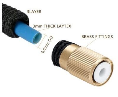 Multi-functional Flexible garden hose 8 Function Spray Nozzle