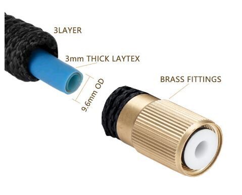 Multi-functional Flexible garden hose 8 Function Spray Nozzle