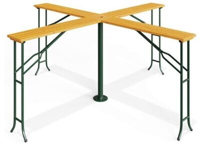 High Folding Beer Table with Parasol Stand for Outdoor Events and Gatherings