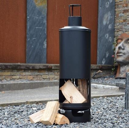 Garden Fireplace Gas Bottle Patio Stove with Adjustable Heat – Outdoor Fire Pit for Patio, Backyard, and Garden Heating