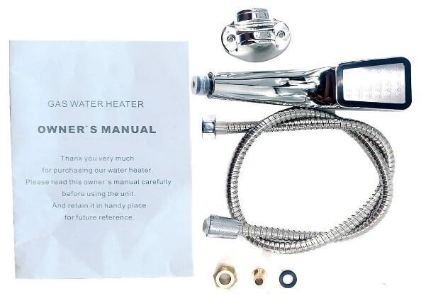 Portable 6L Natural Gas Instantaneous Water Heater