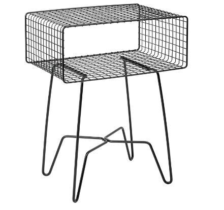 Metal Side Table Stylish Vintage Chest of Drawers for Living Room