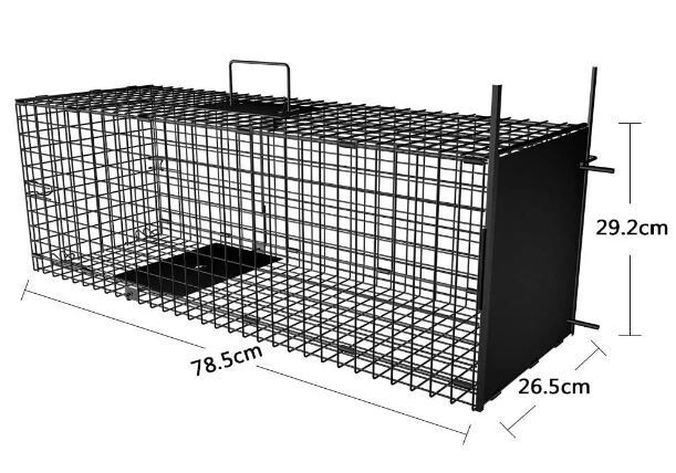Garden Home Live Animal Trap – Humane Cage for Catching Small Animals, Durable Steel Construction, Weather-Resistant Design for Outdoor Use