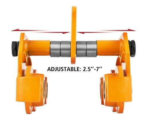 Manual Hand Crank  Push Bar Trolley