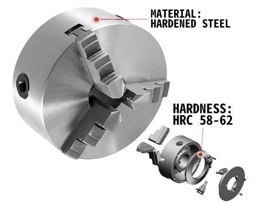 Jaw Chuck 160mm Diameter, Three-Jaw for Precision Clamping and Metalworking Applications