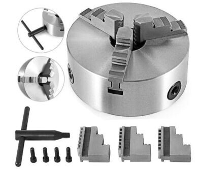 Jaw Chuck 160mm Diameter, Three-Jaw for Precision Clamping and Metalworking Applications