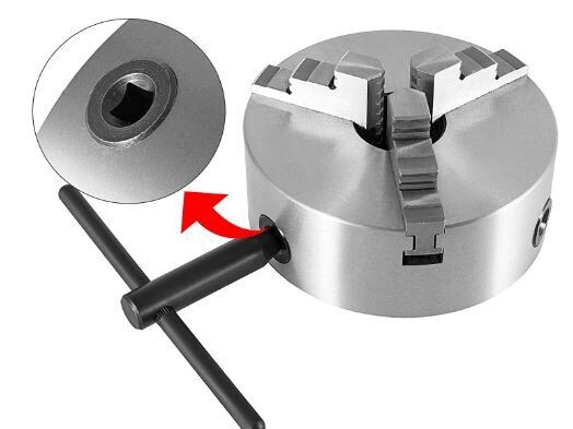Jaw Chuck 160mm Diameter, Three-Jaw for Precision Clamping and Metalworking Applications