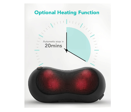 Massage Neck Pillow with Infrared Heat Function