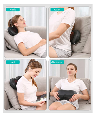 Massage Neck Pillow with Infrared Heat Function