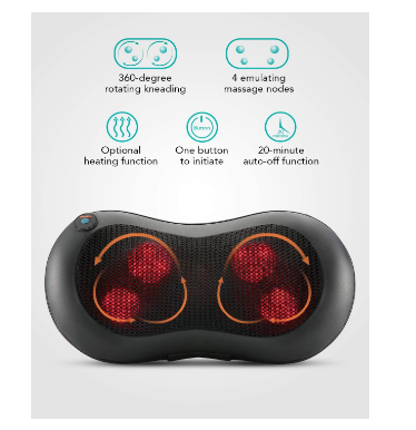 Massage Neck Pillow with Infrared Heat Function