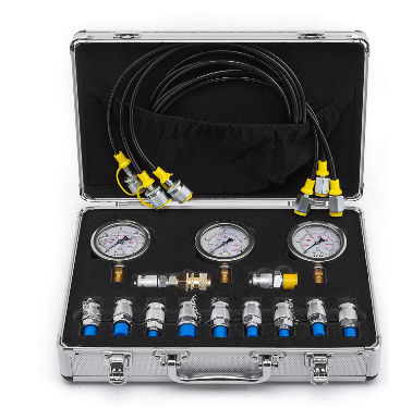 Hydraulic Pressure Gauge Tester, Hydraulic Pressure Set for Excavator