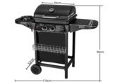 Outdoor gas barbecue 2 + 1 burners 8.7KW