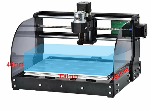 Upgraded 2 in 1 CNC 3018 Pro CNC Milling Machine with 3 W Power Module 3 Axis GRBL Laser Engraving Machine