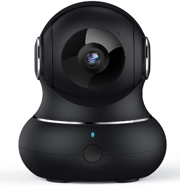 Security Indoor 1080p, 360° Camera with Motion Detection, Night Vision 360 Degree Swivel also Works with Alexa/Google Assistant/IFTTT