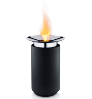 Gel Fire Pit with Extinguisher, Safe Outdoor Tabletop Fire Feature for Patio and Garden