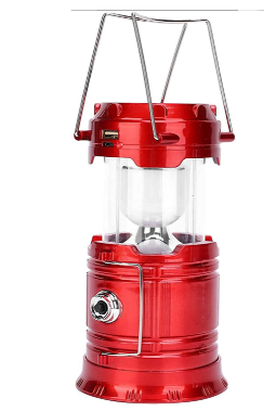 USB and Solar Rechargeable Camping Lantern