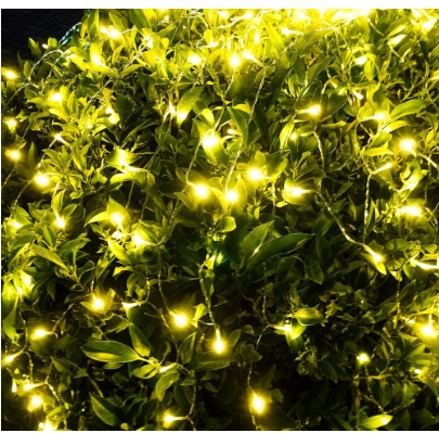 Christmas Tree Light Curtain, 400 LEDs, 16 Strands, Holiday Decoration
