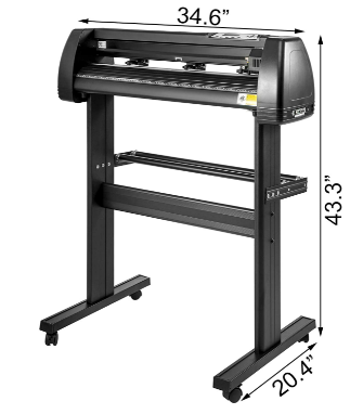 Cutter Plotter Machine 28” with Signmaster Software, 720mm Sign Making Vinyl Cutter for Professional Use
