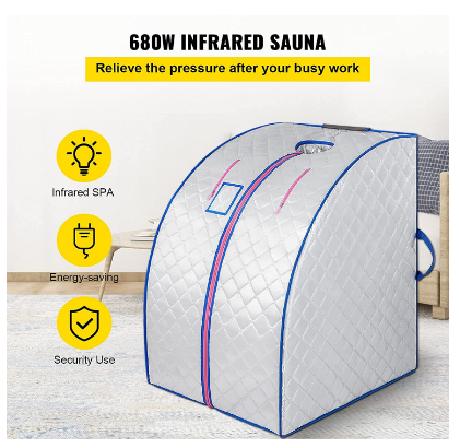 Portable Heater 1000 W Sauna Box Indoor Folding