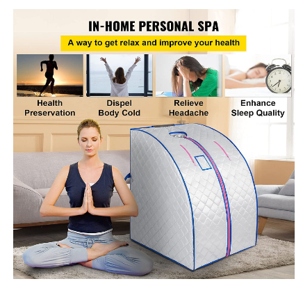 Portable Heater 1000 W Sauna Box Indoor Folding