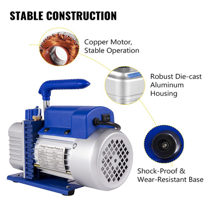 Single-Stage Vacuum Pump with Vacuum Chamber (12L)