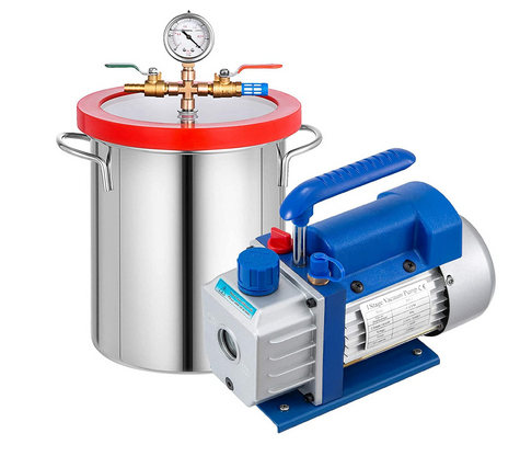 Single-Stage Vacuum Pump with Vacuum Chamber (12L)