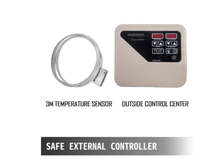 Electric Sauna Heater Stove with External/Internal Controller – High-Efficiency Heater for Home and Commercial Saunas