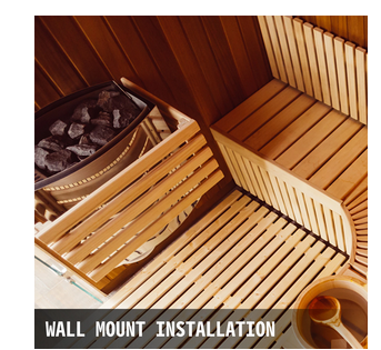 Electric Sauna Heater Stove with External/Internal Controller – High-Efficiency Heater for Home and Commercial Saunas
