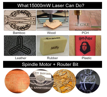 Upgraded 2 in 1 CNC 3018 Pro CNC Milling Machine with 3 W Power Module 3 Axis GRBL Laser Engraving Machine