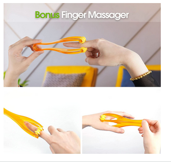 Electric Hand Massager for Palm Massage – 3 Levels of Air Compression and Heating for Relaxation and Pain Relief