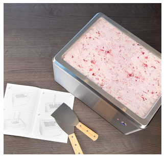 Ice Cream Machine, Prepares Delicious Ice Cream in Just 3 Minutes for Quick and Easy Frozen Treats