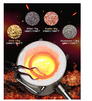Melting Stove Kits, Made of 304 Stainless Steel Barrel