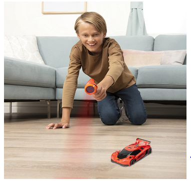 Racing Car with Laser Remote,Drives on Walls and Ceilings, Red